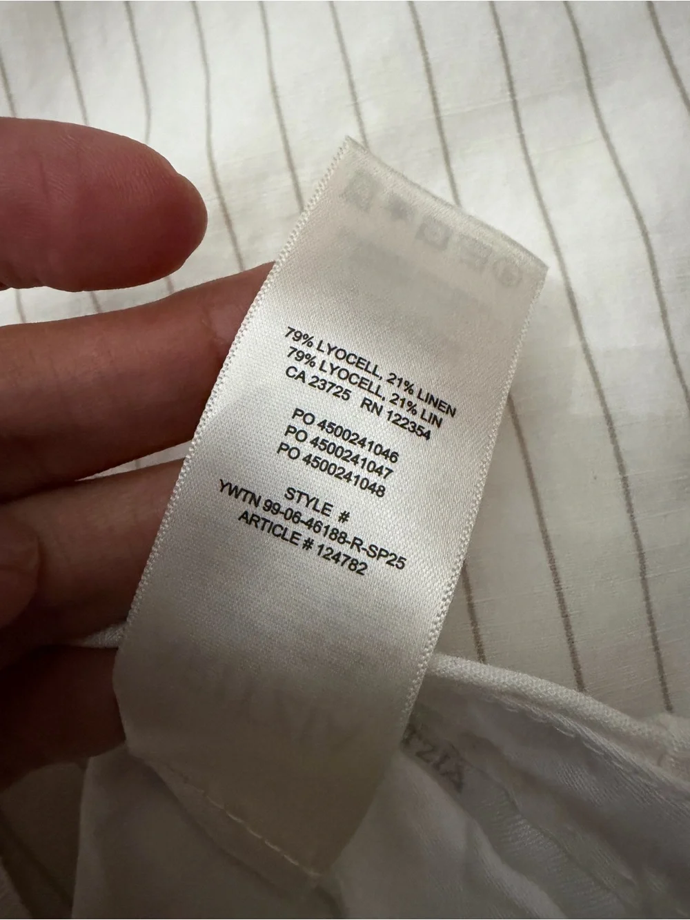 Aritzia The Effortless Pant CruiseLinen Tailored Linen Wide Leg Pants Size 0